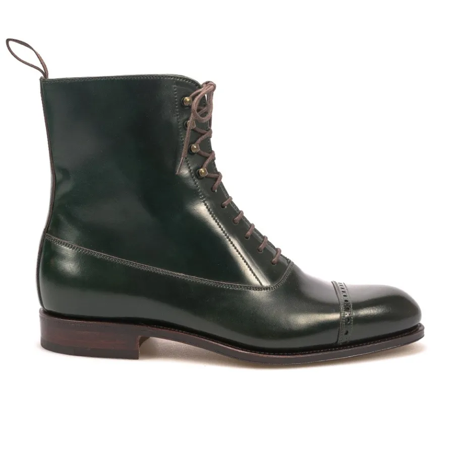 balmoral_boot_in_cordovan_green__carmina_1.webp Store Carmina BALMORAL BOOT IN CORDOVAN | GREEN