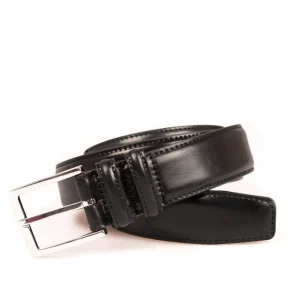 Clearance Carmina Cordovan Leather Belt | Shoemaker BLACK