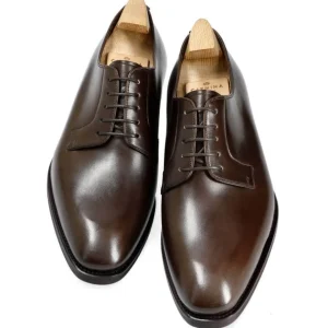 Online Carmina BLUCHER A TIGE LISSE MARRON BOXCALF | BROWN