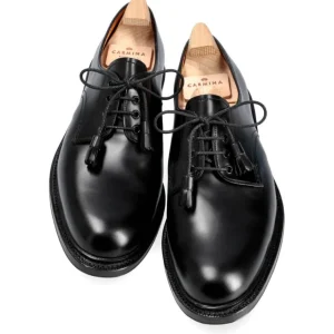 Shop Carmina BLUCHER FEMME PELLE LISSE ANTIQUE CALF NOIR | BLACK