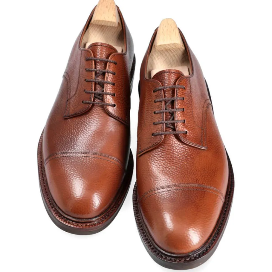 blucher_straight_toe_chesnut_karagrain__carmina_3.webp Outlet Carmina BLUCHER STRAIGHT TOE KARAGRAIN | CHESNUT