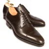 Fashion Carmina BLUCHER STRAIGHT TOE MARRON BOXCALF | BROWN
