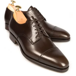 Fashion Carmina BLUCHER STRAIGHT TOE MARRON BOXCALF | BROWN