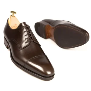 Fashion Carmina BLUCHER STRAIGHT TOE MARRON BOXCALF | BROWN