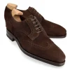 Best Carmina BLUCHER TOE CAP VEGA CHAUSSURES MARRON DAIM | BROWN