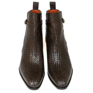 Sale Carmina BOOTS JODPHUR A TALONS FEMME TRESSE MARRON | BROWN