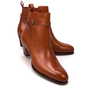 Best Carmina BOOTS JODPHUR A TALONS FEMME VITELLO CHÂTAIGNER | TANNED