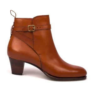 Best Carmina BOOTS JODPHUR A TALONS FEMME VITELLO CHÂTAIGNER | TANNED