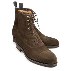 Shop Carmina BOTTES BALMORAL SUEDE BROWN |