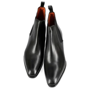 Store Carmina BOTTES CHELSEA A TALONS FEMME VITELLO NOIR | BLACK