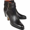 Online Carmina BOTTES CHELSEA A TALONS FEMME VITELLO NOIR | BLACK
