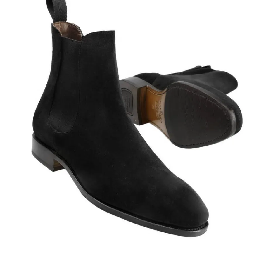 bottes_chelsea_daim_noir__carmina_1.webp Online Carmina BOTTES CHELSEA DAIM NOIR | BLACK