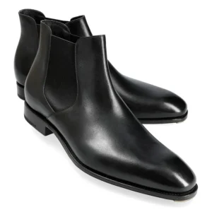 Cheap Carmina BOTTES CHELSEA EN BOX CALF NOIR | BLACK