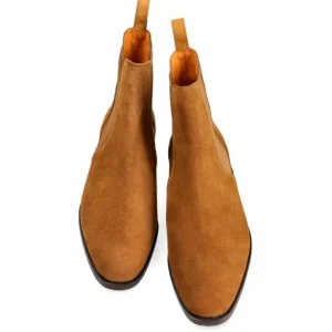 Best Sale Carmina BOTTES CHELSEA FEMME DAIM TABAC |