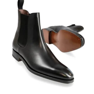 Cheap Carmina BOTTES CHELSEA HOMME BOXCALF NOIR | BLACK