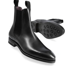 Sale Carmina BOTTES CHELSEA HOMME BOXCALF NOIR | BLACK
