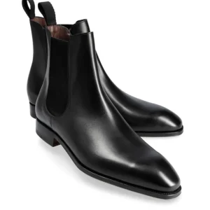 Discount Carmina BOTTES CHELSEA HOMME BOXCALF NOIR |