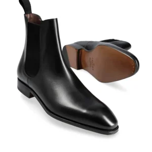 Discount Carmina BOTTES CHELSEA HOMME BOXCALF NOIR |