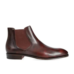 Online Carmina BOTTES CHELSEA HOMME MUSEUM | BURGUNDY