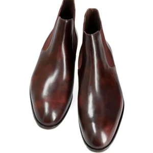 Online Carmina BOTTES CHELSEA HOMME MUSEUM | BURGUNDY
