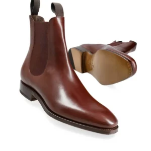 Best Carmina BOTTES CHELSEA HOMME VEGANO | BURGUNDY