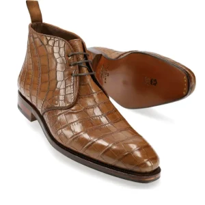 Fashion Carmina BOTTES CHUKKA ALLIGATOR CUIR | TANNED
