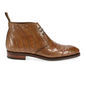 Fashion Carmina BOTTES CHUKKA ALLIGATOR CUIR | TANNED
