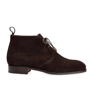 Discount Carmina BOTTES CHUKKA FEMME DAIM MARRON | BROWN
