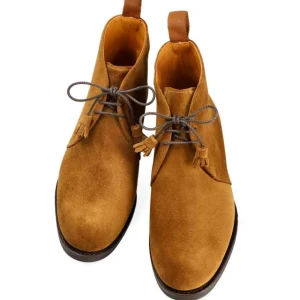 Cheap Carmina BOTTES CHUKKA FEMMES EN DAIM TABAC | TOBACCO