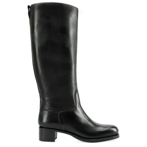 Hot Carmina BOTTES HAUTES FEMME RUSTICALF NOIR | BLACK