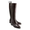 Shop Carmina BOTTES HAUTES FEMME VITELLO MARRON | BROWN