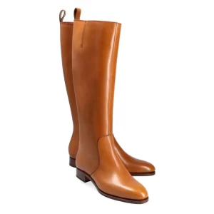 Hot Carmina BOTTES HAUTES FEMME VITELLO TAN | TANNED