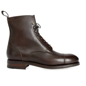 Store Carmina BOTTES HOMME A BOUT DROIT CUIR FUNCHAL MARRON | BROWN