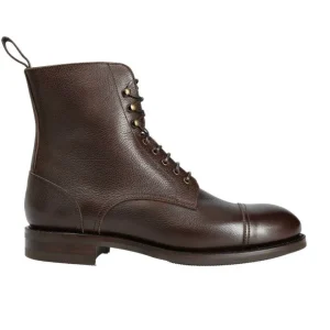 Cheap Carmina BOTTES HOMME A BOUT DROIT GRAIN MARRON | BROWN
