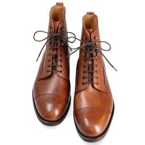 Cheap Carmina BOTTES HOMME A BOUT DROIT KARAGRAIN TAN | TANNED(CHESNUTFINISH)