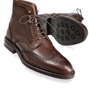 New Carmina BOTTES HOMME PELLE VEGA KARAGRAIN MARRON | BROWN