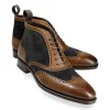 Online Carmina BOTTES HOMME PELLE VEGA VEGANO MARRON / DAIM MARINE | BROWN/NAVY