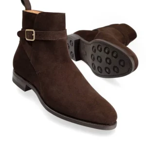 Best Sale Carmina BOTTES JODHPUR FEMME DAIM MARRON | BROWN
