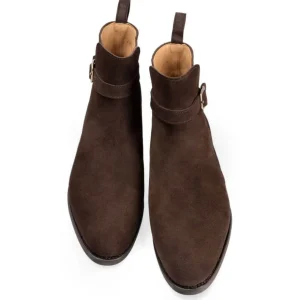 Best Sale Carmina BOTTES JODHPUR FEMME DAIM MARRON | BROWN