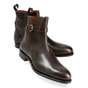 Shop Carmina BOTTES JODHPUR FEMME VITELLO MARRON |