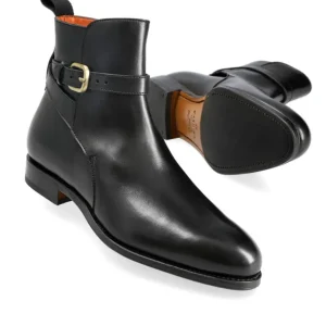Shop Carmina BOTTES JODHPUR FEMME VITELLO NOIR |