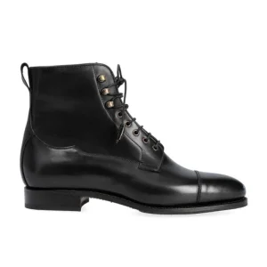 New Carmina BOTTES MILITAIRES FEMME VITELLO NOIR | BLACK