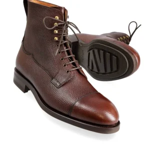 Discount Carmina BOTTES MILITAIRES RUSSIAN CALF BRAUN | BROWN