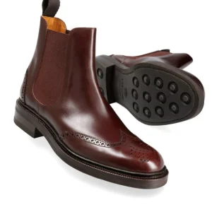 Discount Carmina BOTTINES CHELSEA FEMME BORDEAUX VARIK | BURGUNDY
