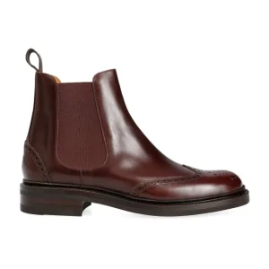 Discount Carmina BOTTINES CHELSEA FEMME BORDEAUX VARIK | BURGUNDY