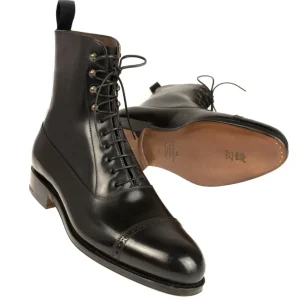 Outlet Carmina BOTTINES CORDOVAN NOIR | BLACK