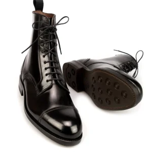 New Carmina BOTTINES CORDOVAN NOIR | BLACK