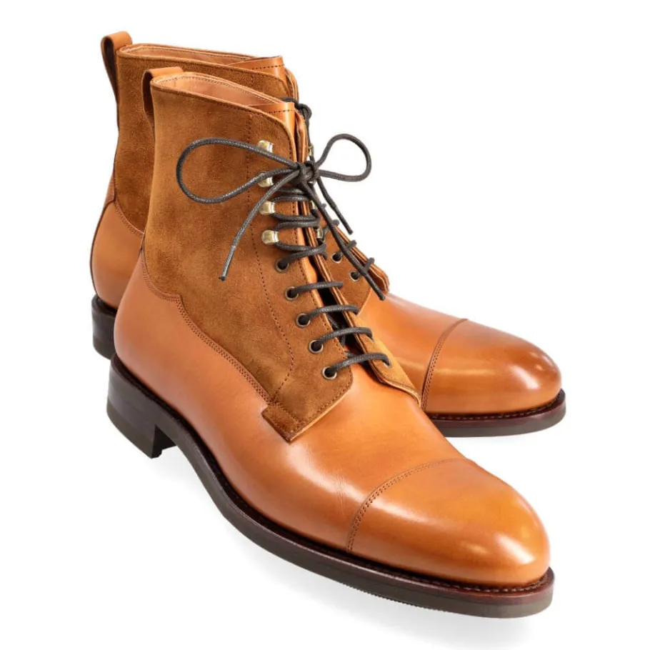 bottines_habilles_en_vegano_tan_et_daim_tobacco_0.webp Sale Carmina BOTTINES HABILLÉES EN VEGANO TAN ET DAIM TOBACCO TANNED/TOBACCO