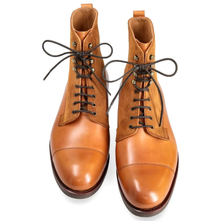 bottines_habilles_en_vegano_tan_et_daim_tobacco_3.webp Sale Carmina BOTTINES HABILLÉES EN VEGANO TAN ET DAIM TOBACCO TANNED/TOBACCO