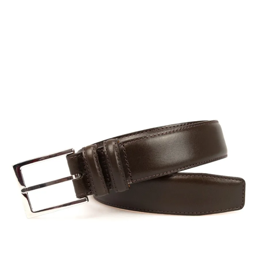 brown_calf_leather_belt__carmina_shoemaker_0.webp Store Carmina Calf Leather Belt | Shoemaker BROWN